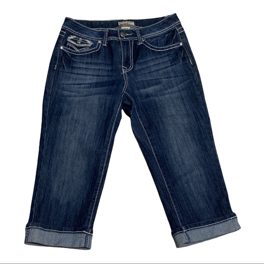 Earl Blue Denim Bermudas Size 4